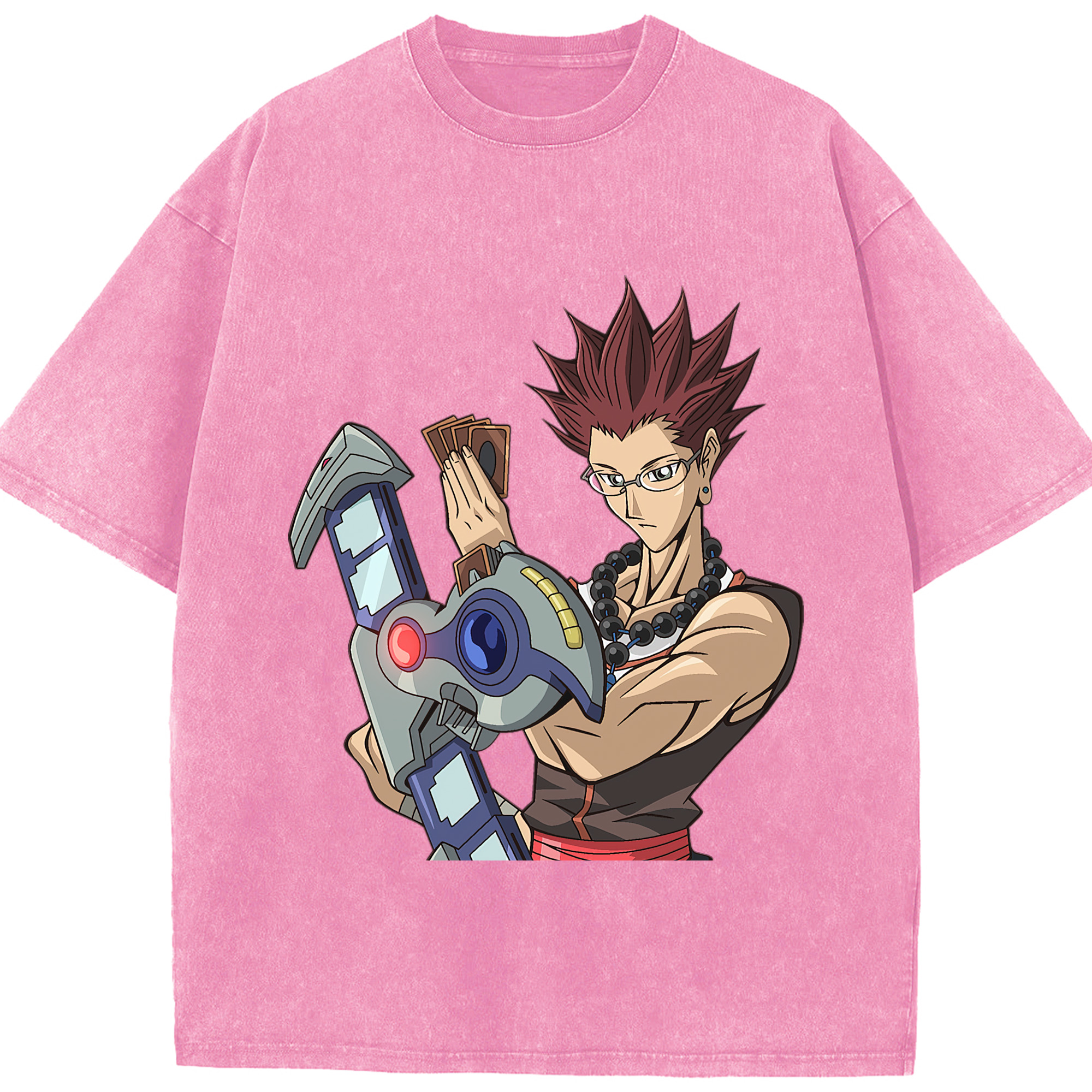 （画像用） 遊☆戯☆王 Yu-Gi-Oh! 綿100% ヴィンテージ風 半袖Tシャツ（フロントプリント）